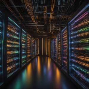 ai generated, server, room, technology, business, internet, digital, work, data, network, server, server, server, server, server